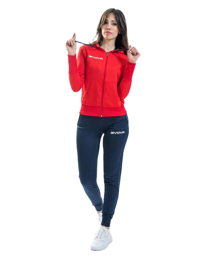 dámská tepláková souprava givova Lady - Barva: tmavě modrá/fuxiová 0406, Velikost: S