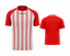 sada 15 fotbalových dresů givova Tratto - Barva dresu: červená/bílá 1203, Velikost: M