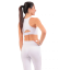 Fitness top s elastickým páskem Donna - Barva: bílá 0003, Velikost: M