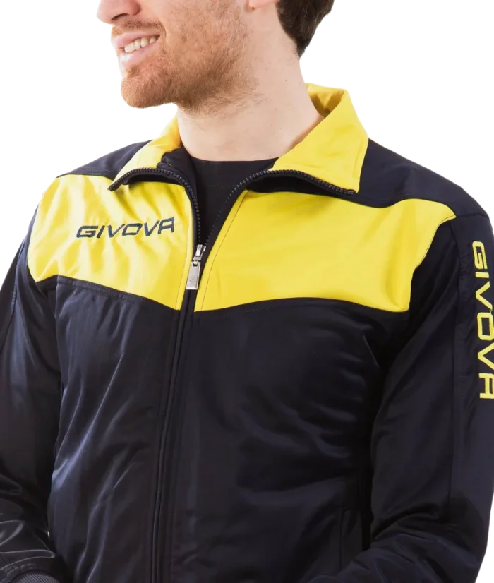 barva tmavě modrá/žlutá 0407