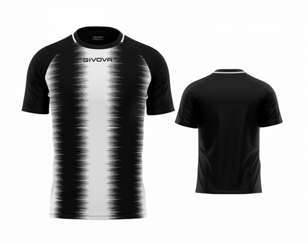 fotbalový dres givova Stripe - Barva dresu: bílá/černá 0310, Velikost: M