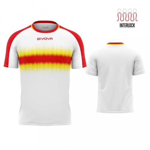 sada 18 fotbalových dresů givova Radio - Barva dresu: červená/žlutá 1207, Velikost: M