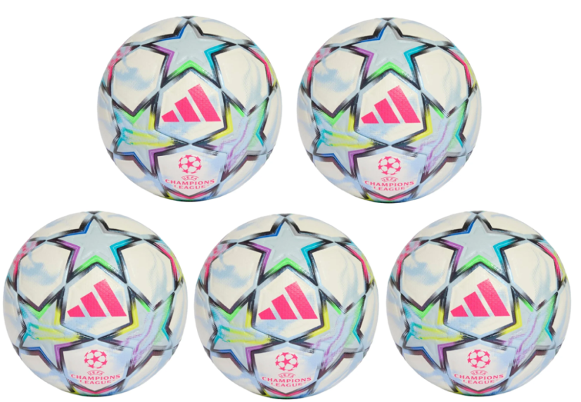 Sada 5 fotbalových míčů adidas  UEFA Champions League 26/27 Pro velikost 5