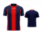 dres givova Stripe - Barva dresu: tmavě modrá/červená 0412, Velikost: L