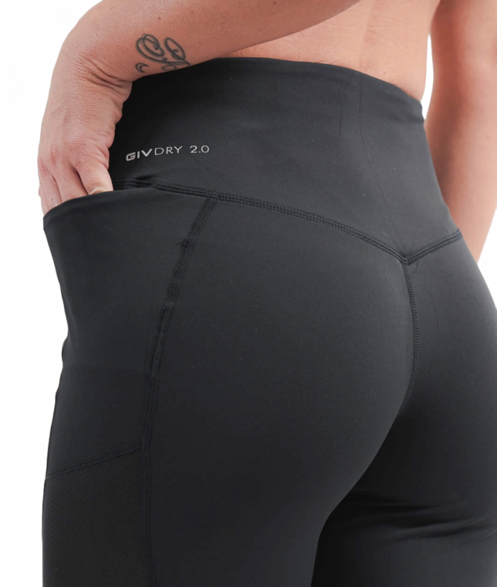 dámské 3/4 fitness legíny Donna - Barva: bílá 0003, Velikost: M