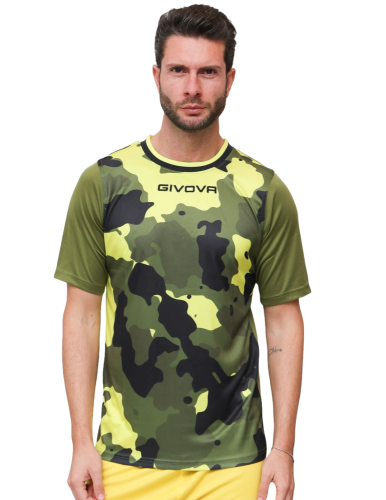 khaki + reflexně žlutá 5119