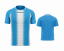 fotbalový dres givova Stripe - Barva dresu: světle modrá/bílá 0503, Velikost: L