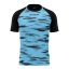 fotbalový dres givova Pixel - Barva dresu: světle modrá/černá 0510, Velikost: M