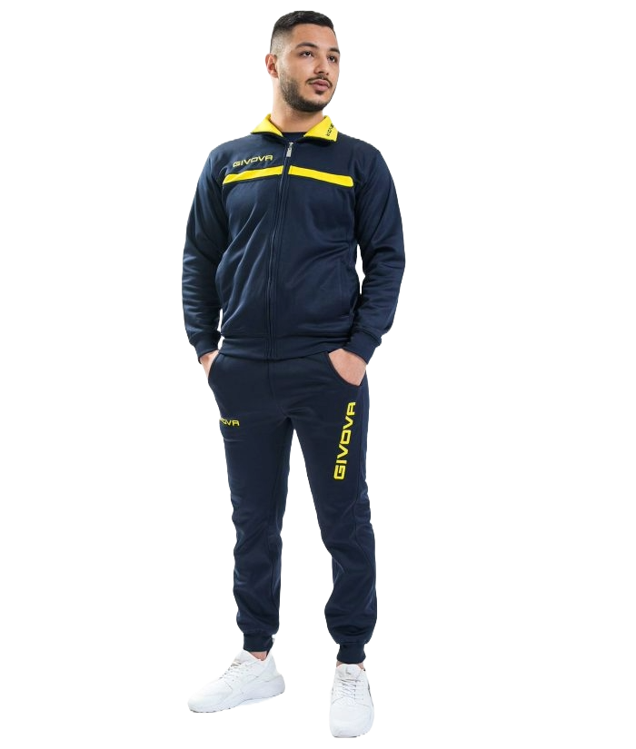 barva tmavě modrá/žlutá 0407