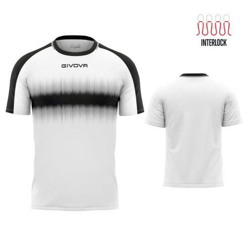 sada 15 fotbalových dresů givova Radio - Barva dresu: bílá/černá 0310, Velikost: M