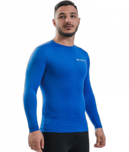 funkční tričko s dlouhým rukávem givova Corpus 3 - Barva: modrá 0002, Velikost: XL