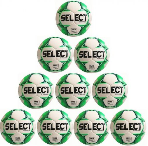 sada 10 fotbalových míčů Select Stratos velikost 4