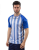 barva modrá/bílá 0203
