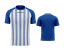 barva modrá/bílá 0203