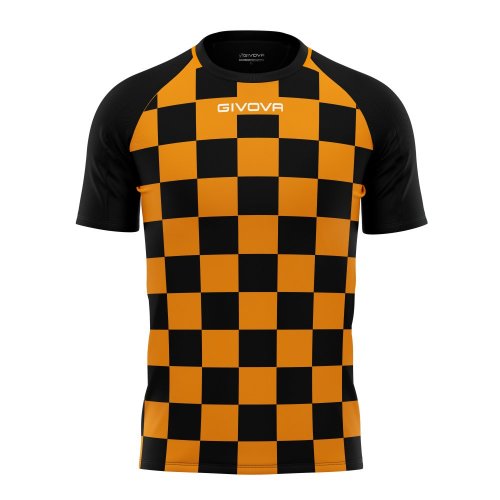 fotbalový dres givova Dama - Barva dresu: oranžová/černá 0110, Velikost: M