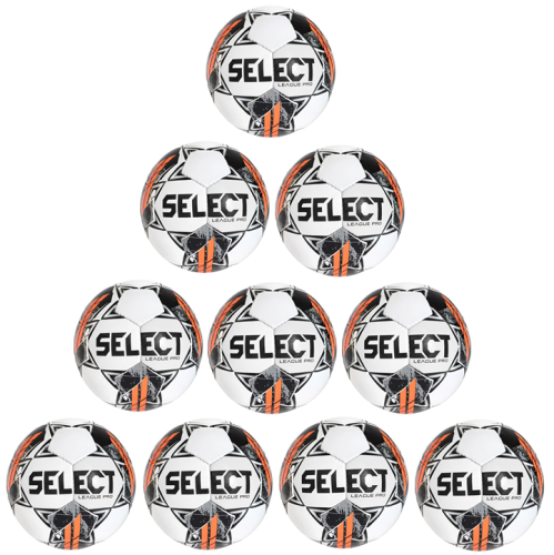 sada 10 fotbalových míčů Select League Pro velikost 4