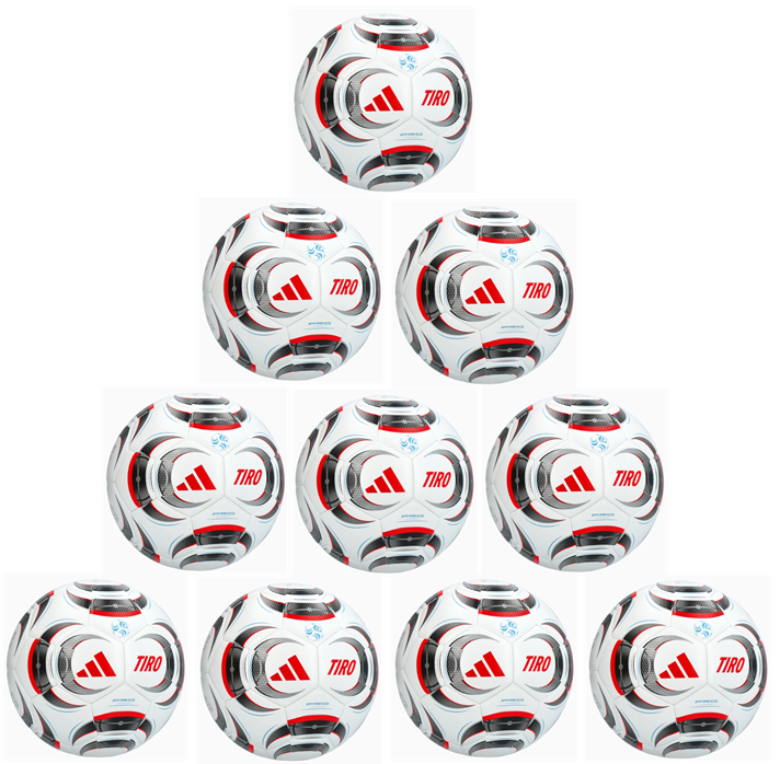 sada 10 fotbalových míčů adidas Tiro Pro velikost 5