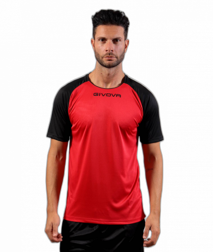 sada 18 fotbalových dresů givova Capo - Barva dresu: červená/černá 1210
