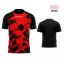 sada 15 fotbalových dresů givova Art - Barva dresu: červená/černá 1210, Velikost: XS