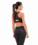 Fitness top s elastickým páskem Donna - Barva: černá 0010, Velikost: XS