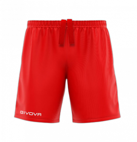 fotbalové trenky givova Capo - Barva: červená 0012, Velikost: M