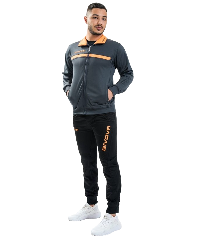 barva tmavě šedá/reflexně oranžová 2328