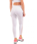 dámské fitness legíny Moon - Barva: bílá 0003, Velikost: XL